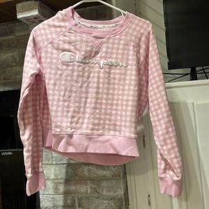 Pink champion crewneck